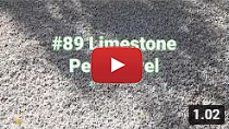 #89 limestone pea gravel